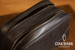 Load image into Gallery viewer, Double Zipper Black Dopp Kit
